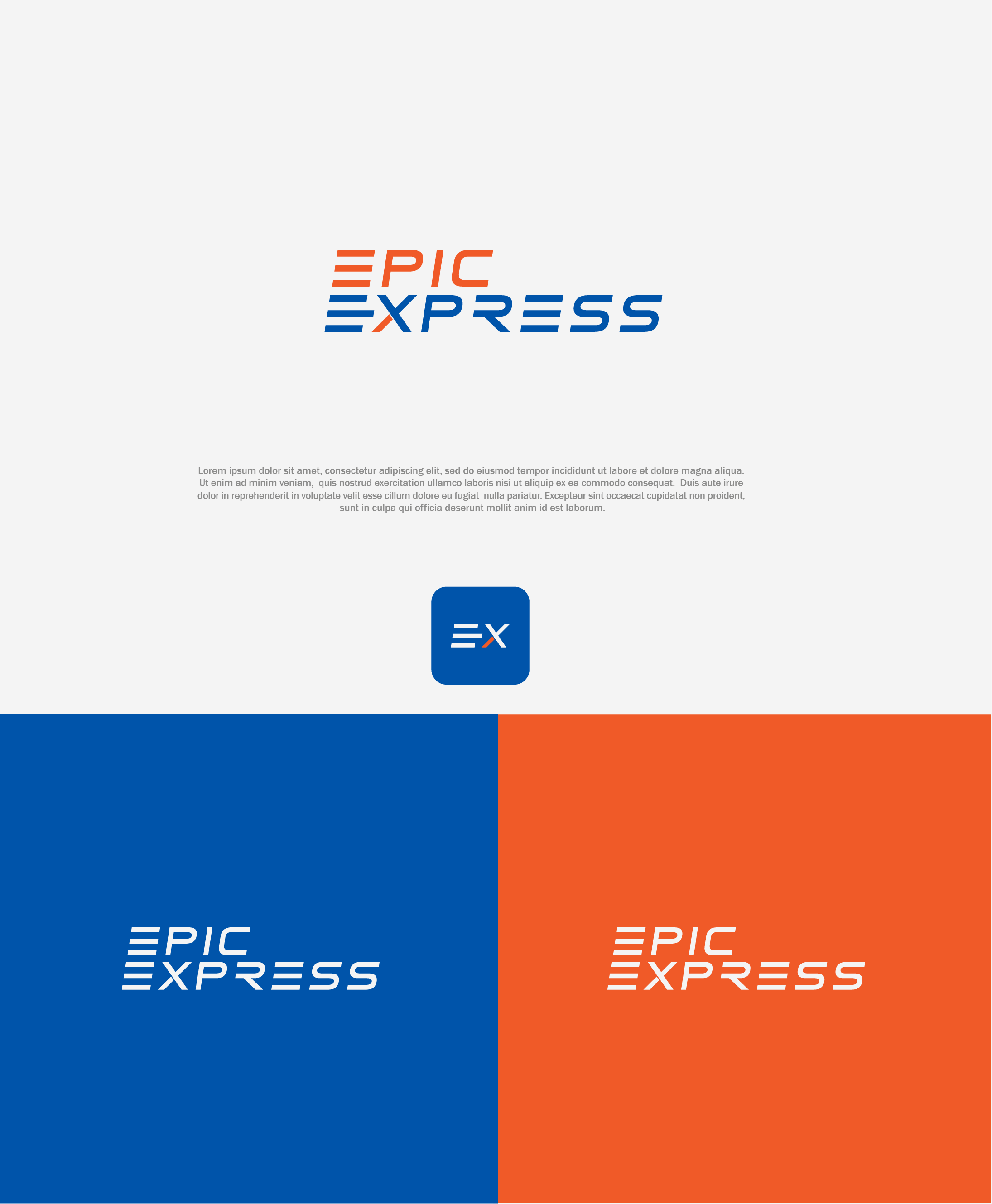 Logo-Design von saifysyed Studio für EPIC EXPRESS | Design #32183121
