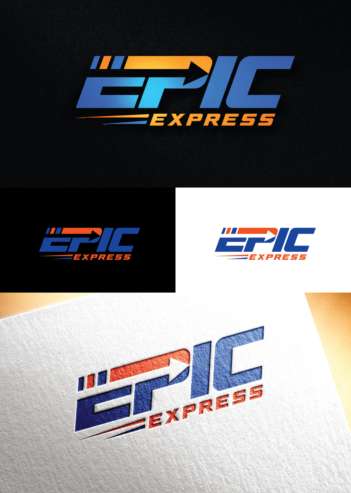 Logo-Design von step forward 2 für EPIC EXPRESS | Design #32156796
