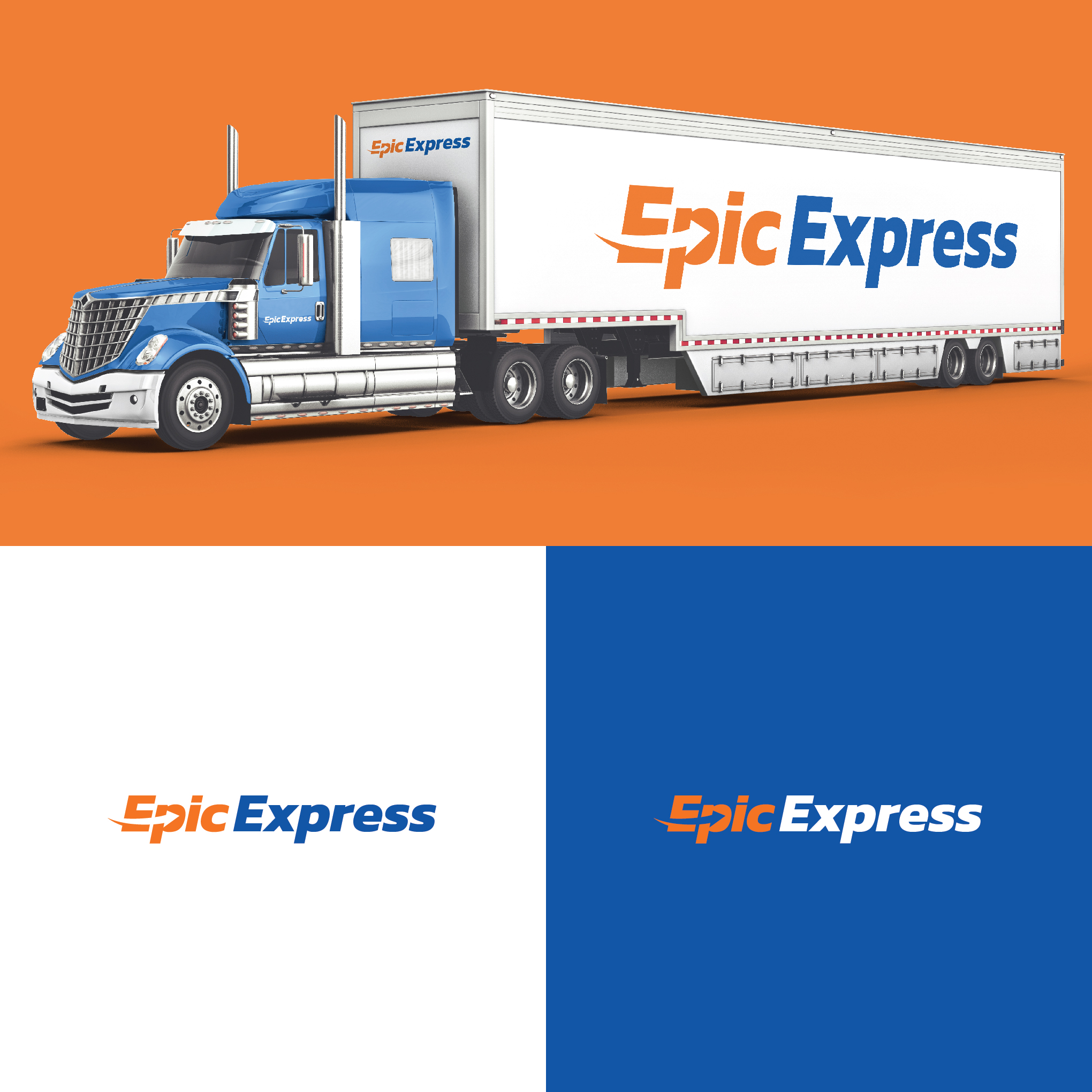Logo Design by Pantone Lab for EPIC EXPRESS | Design #32161896