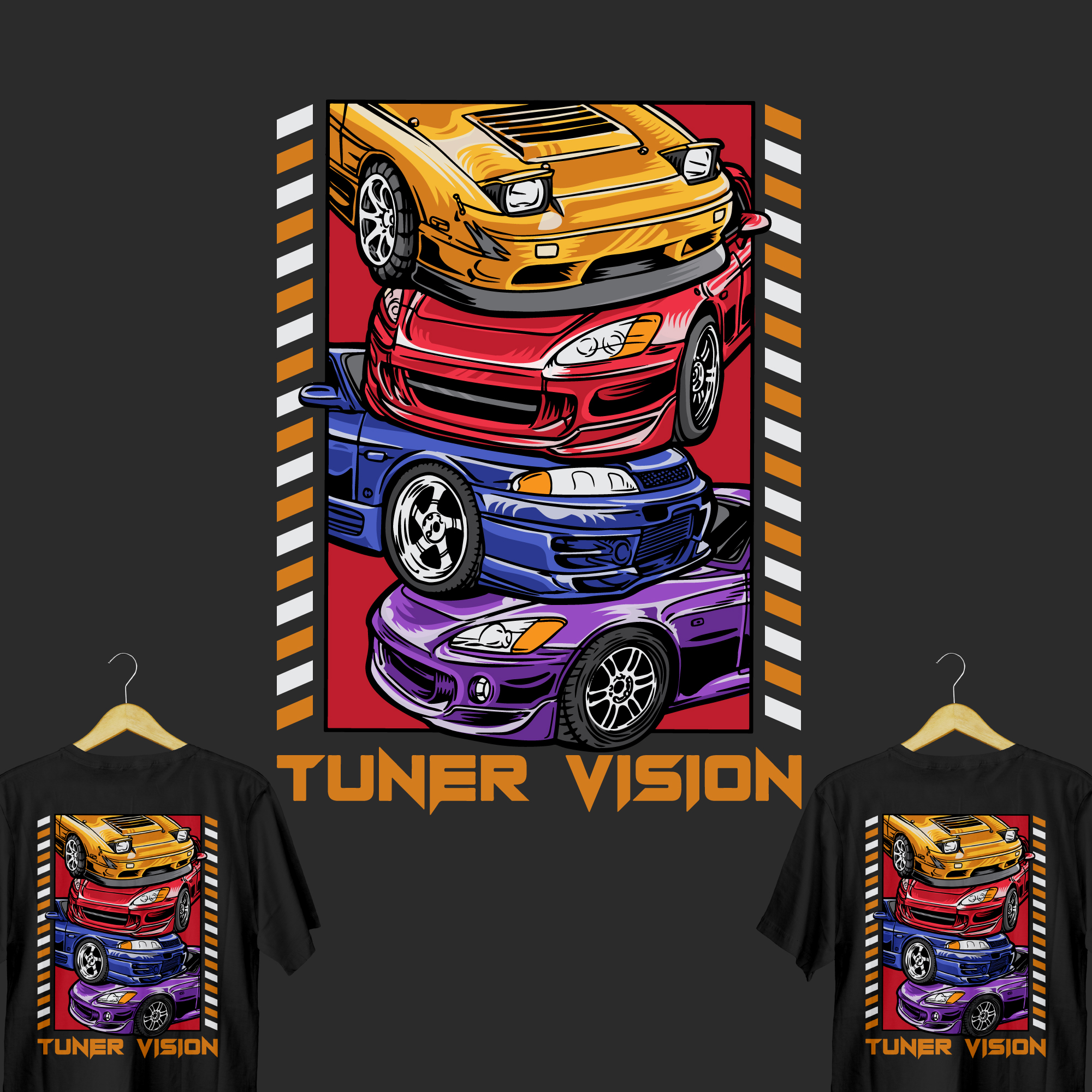 Diseño de Camiseta por hanartall para Tuner Vision | Diseño #32158768