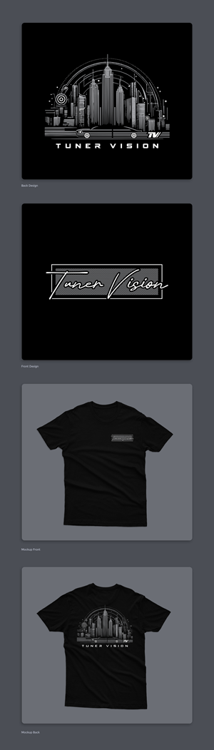 Diseño de Camiseta por Draw n Design para Tuner Vision | Diseño #32154097