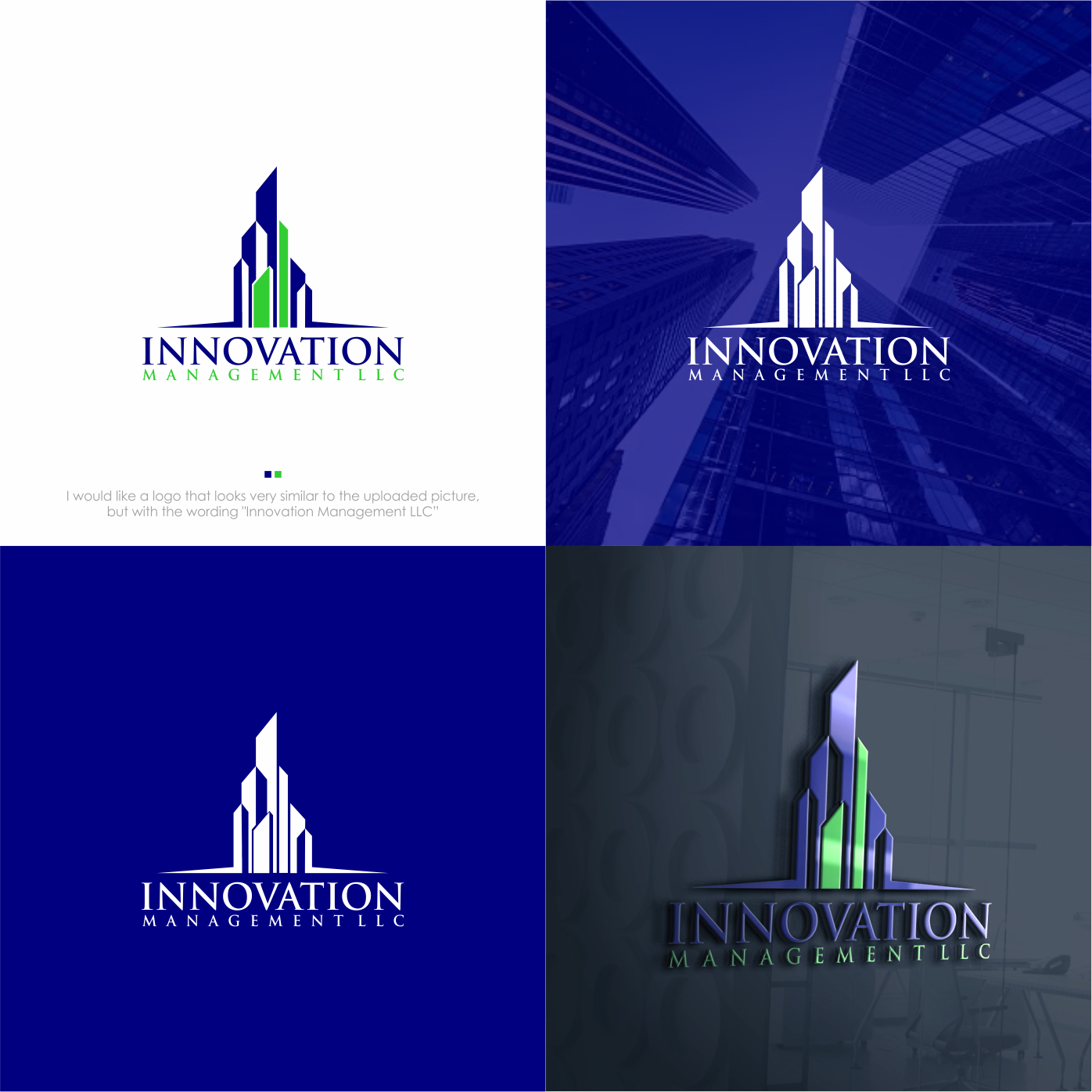 Logo Design by Kusuma Studio for Innovation Building Management LLC | Design #32158582