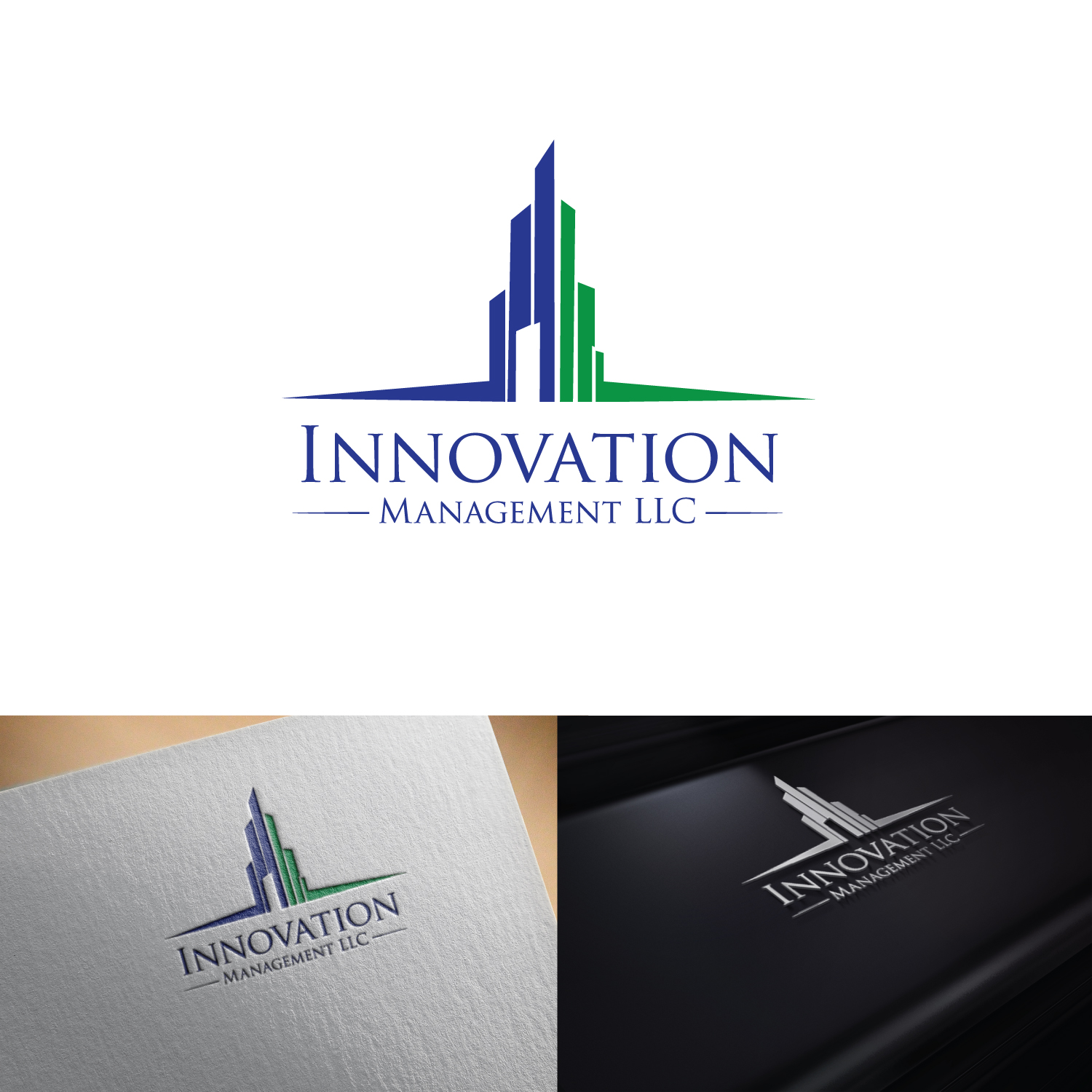 Logo Design by GODDREAMCREATION for Innovation Building Management LLC | Design #32158447