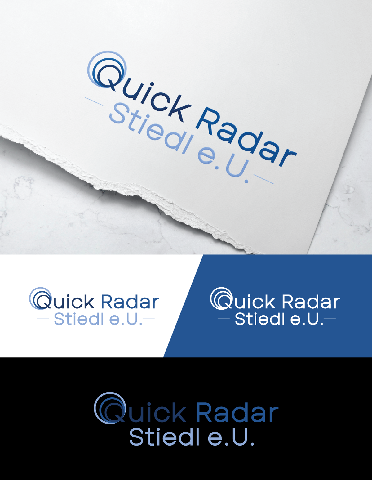 Logo Design by Digi_Design555 for Quick Radar Stiedl e.U. | Design #32157275