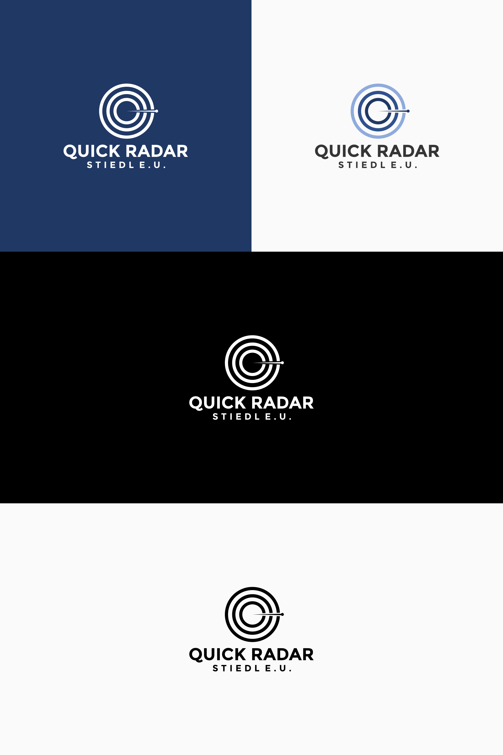 Logo Design by Jozjozan.Std™ for Quick Radar Stiedl e.U. | Design #32180674
