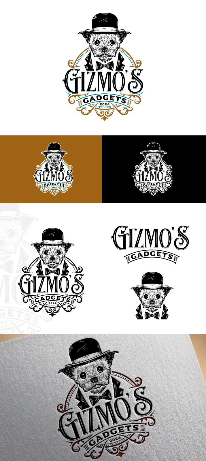Logo Design by step forward 2 for Gizmo's Gadgets | Design #32173704