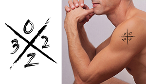 Kuptz Family Tattoo Design for 4 family members