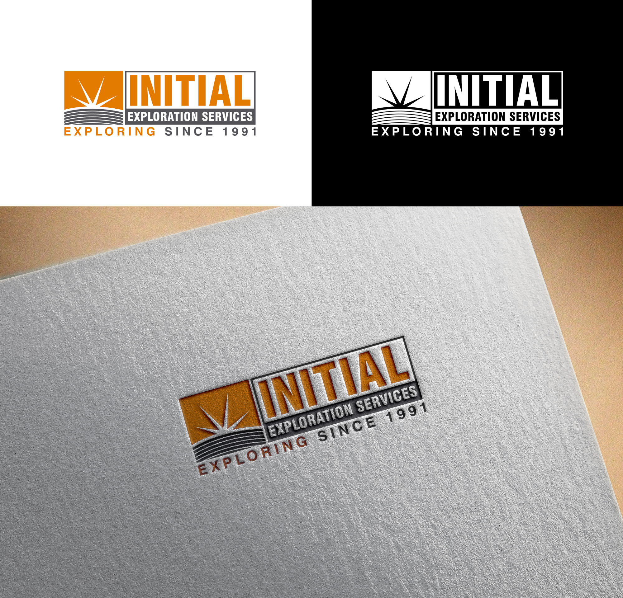 Logo Design by RA-bica for Initial Exploration Services | Design #32164540