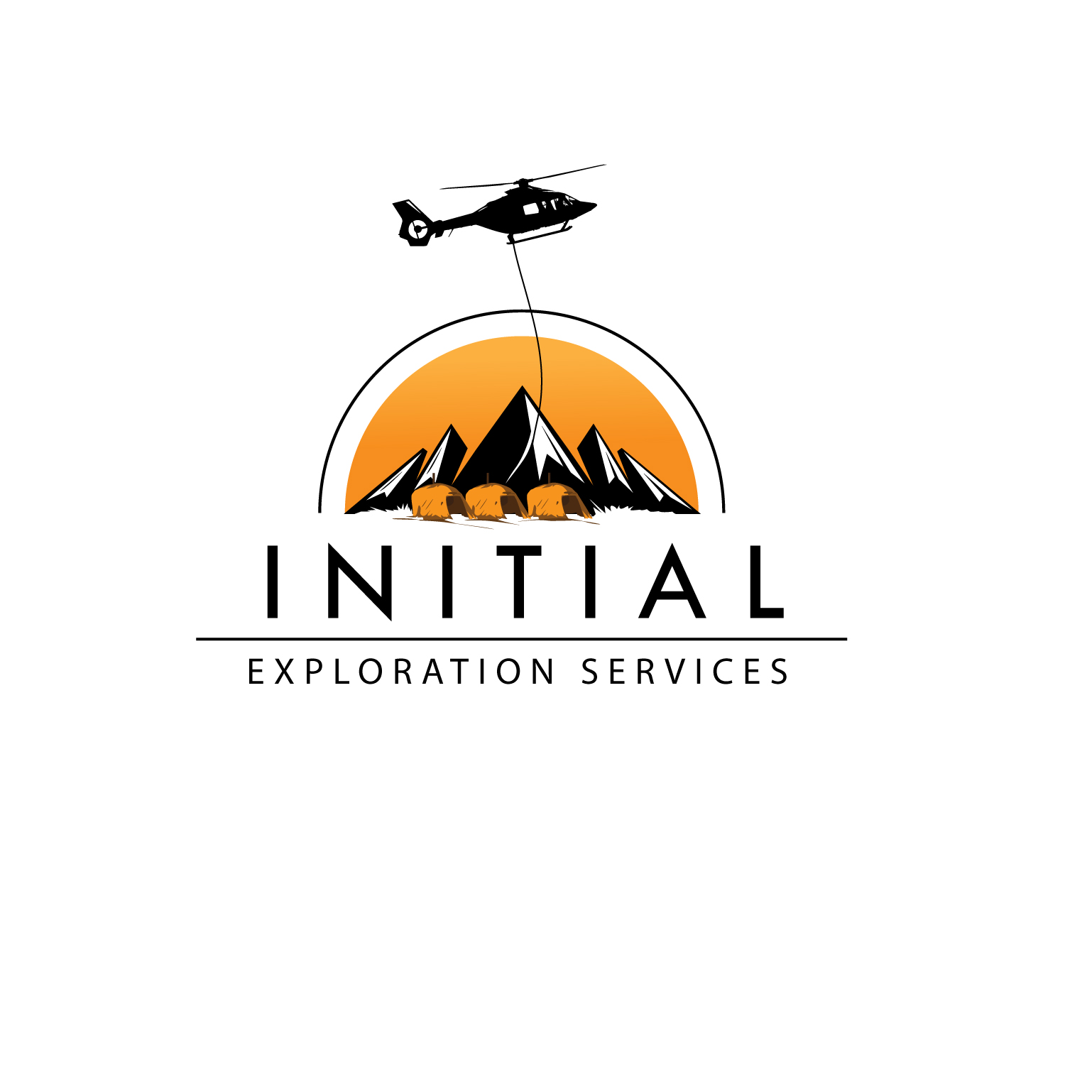Logo Design by GODDREAMCREATION for Initial Exploration Services | Design #32155375
