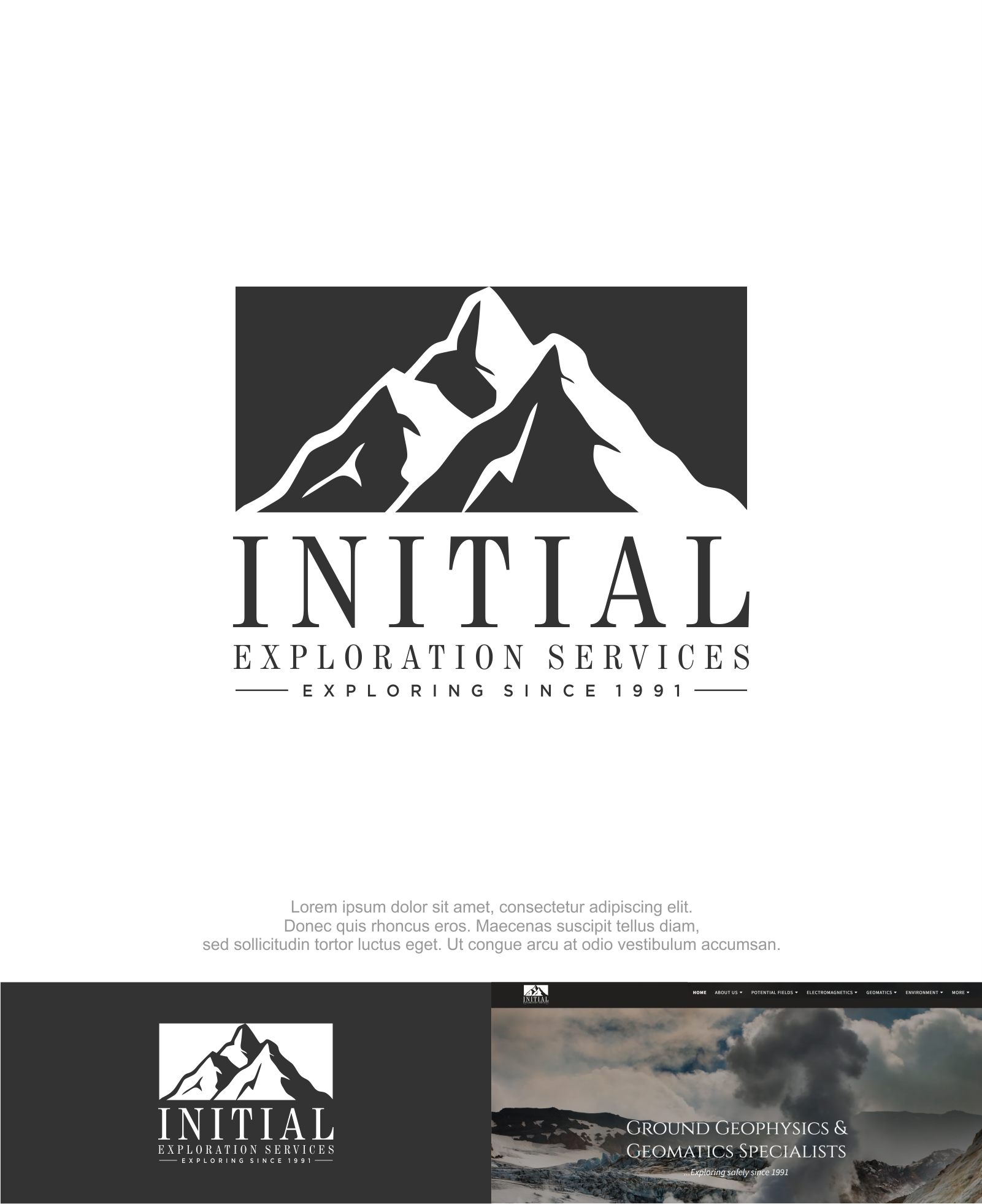Logo Design by M.Syaiful Huda for Initial Exploration Services | Design #32153597