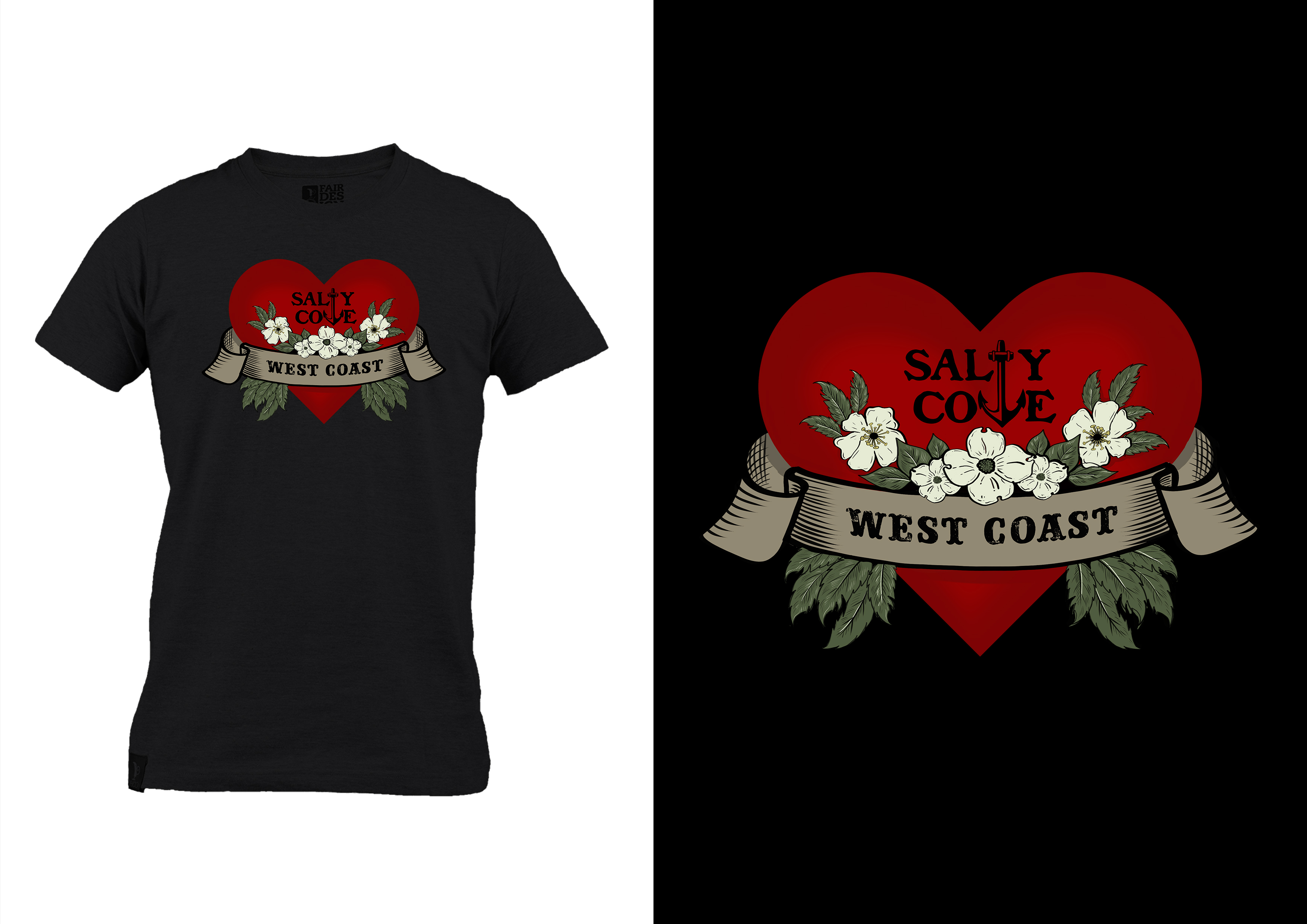 T-shirt Design by rntwicaksono for Salty Cove Customs | Design #32166397