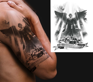 Tattoo Design by ioio for this project | Design: #32164159