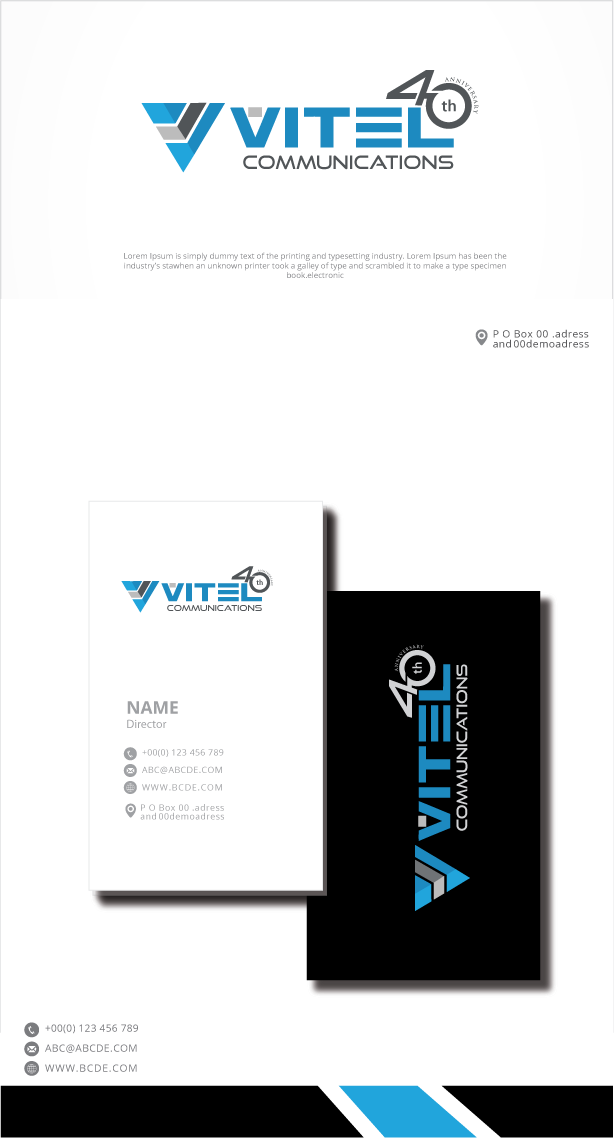 Logo Design by zebronicgraphic for Vitel communications | Design #32160220