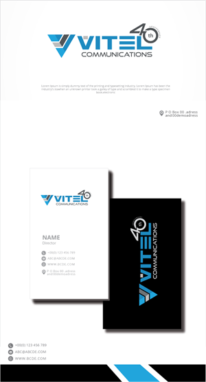 Logo-Design von zebronicgraphic für Vitel communications | Design: #32160220