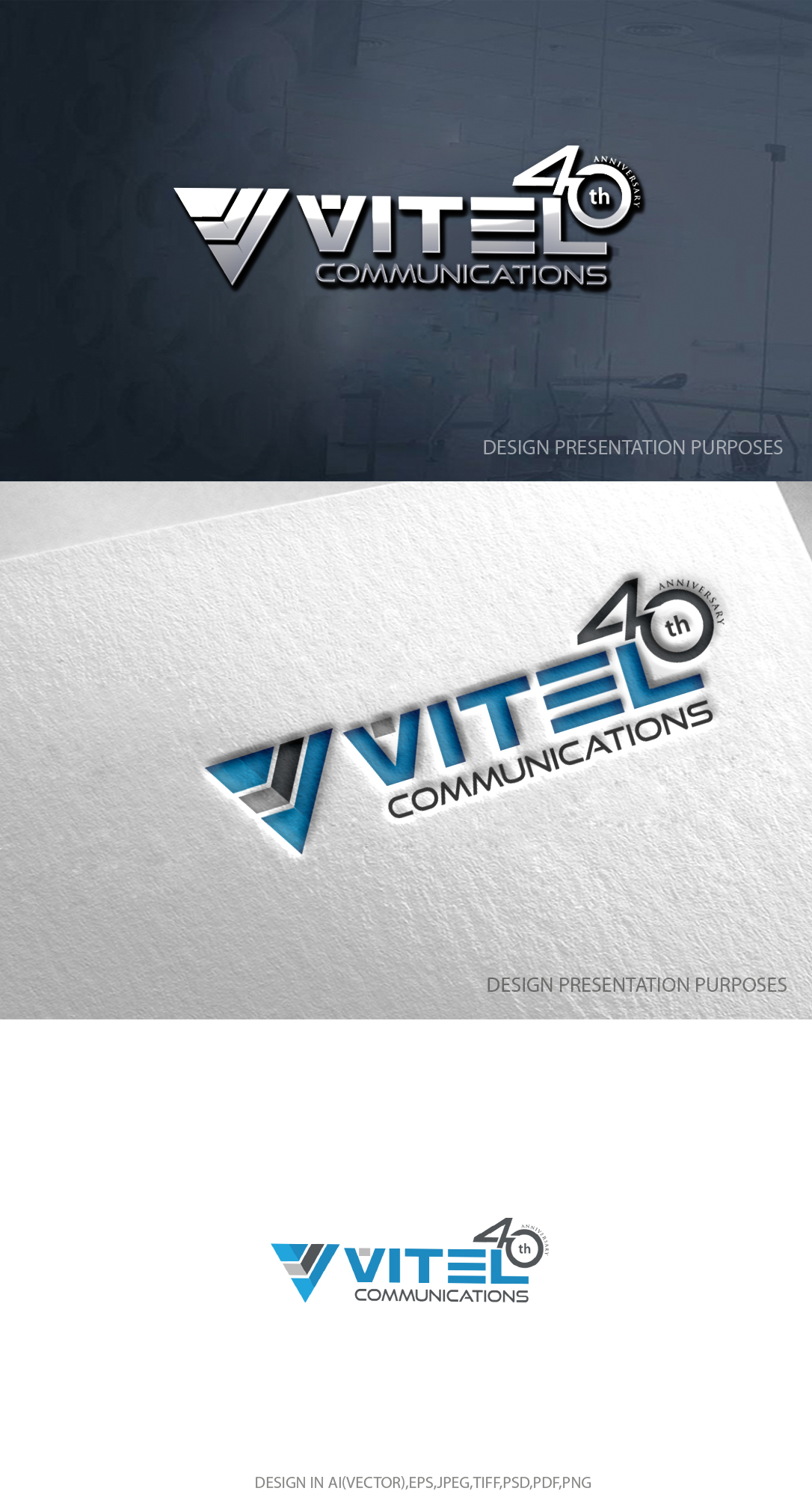 Design de Logo par zebronicgraphic pour Vitel communications | Design #32160222
