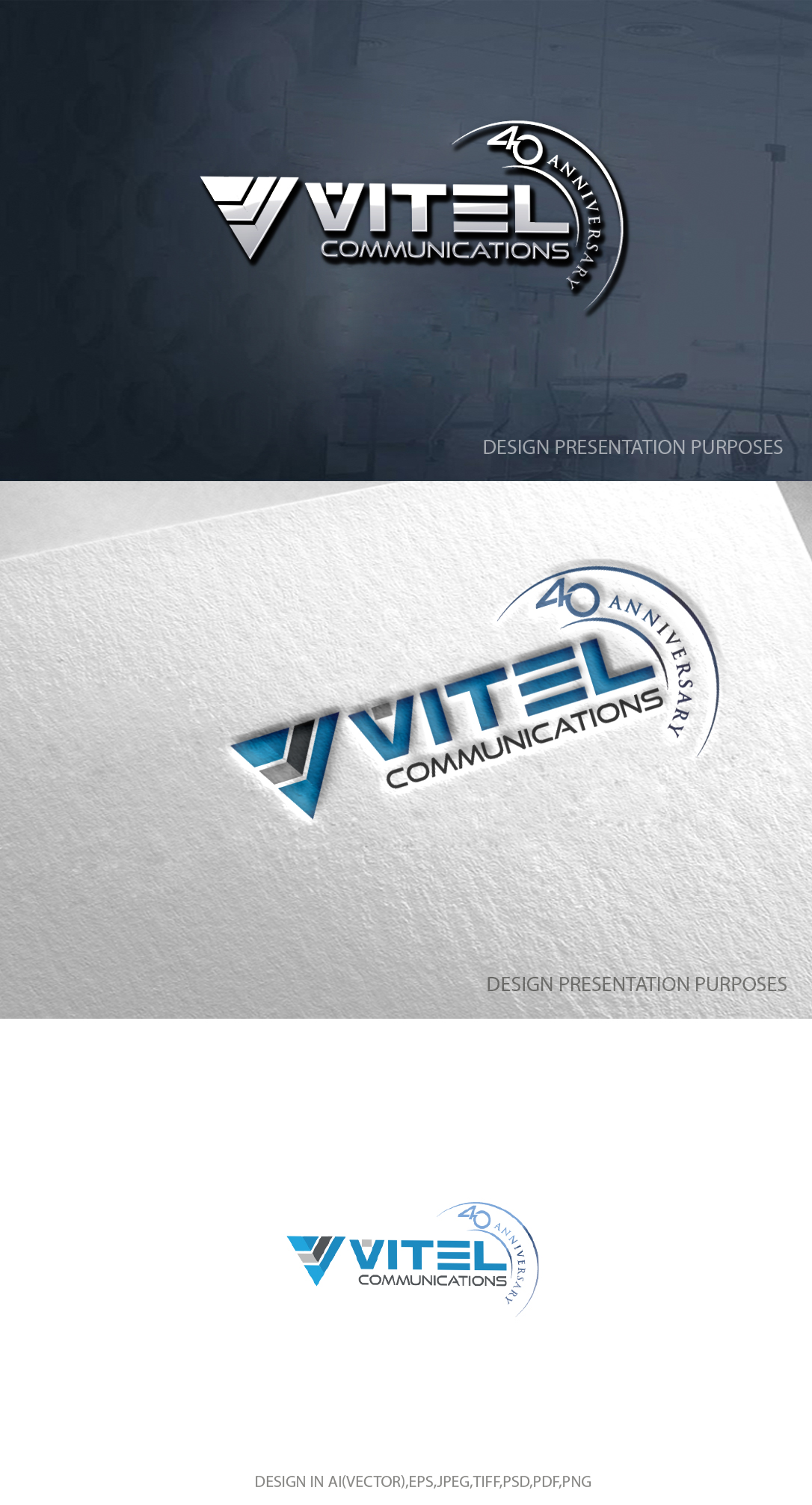 Design de Logo par zebronicgraphic pour Vitel communications | Design #32160277