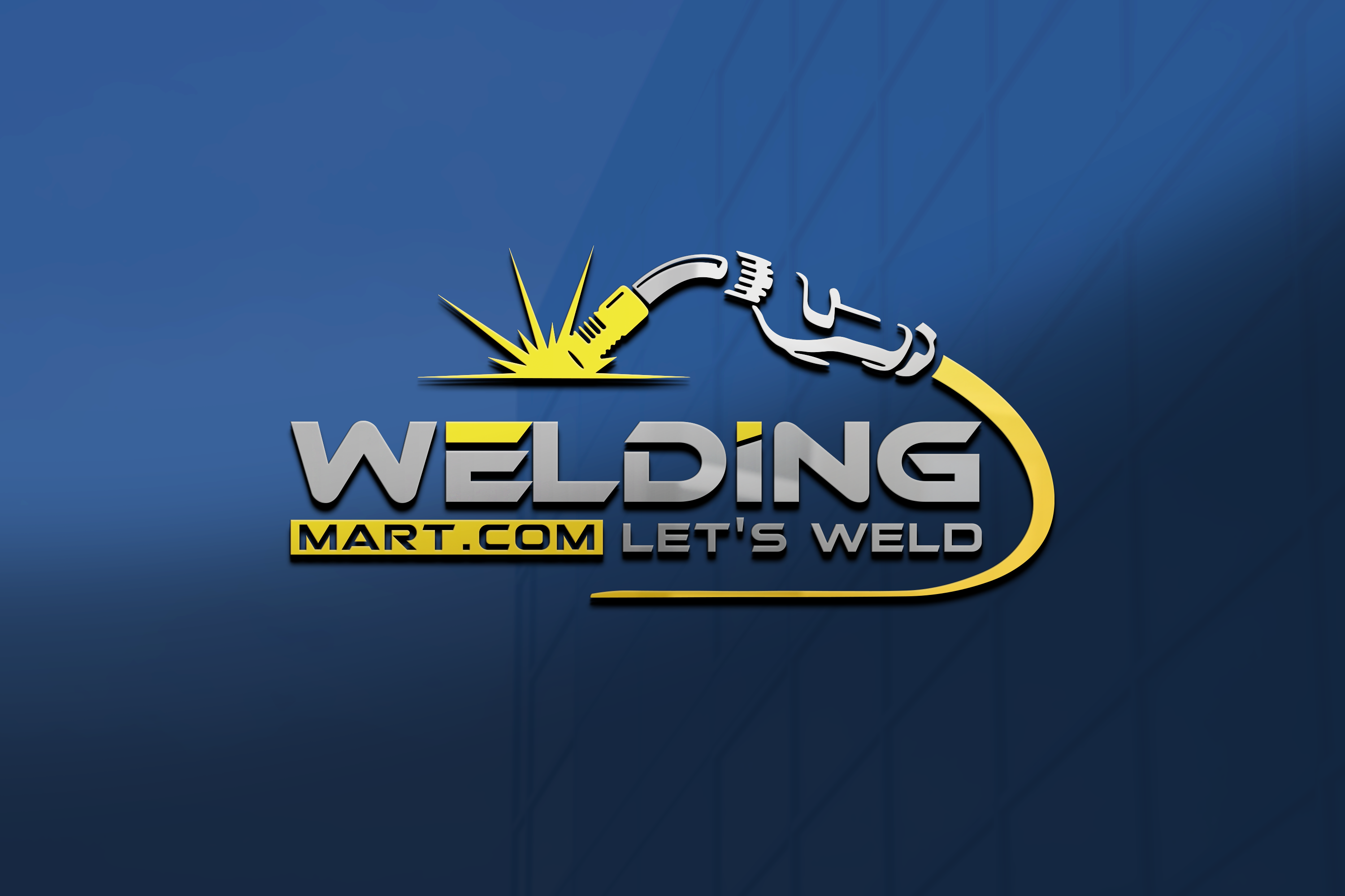 Serious, Professional, Welding Logo Design for WeldingMart Let's Weld
