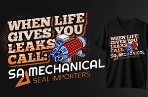T-shirt Design by Md. Humayun for sa mechanical seal importer pe | Design: #32182108