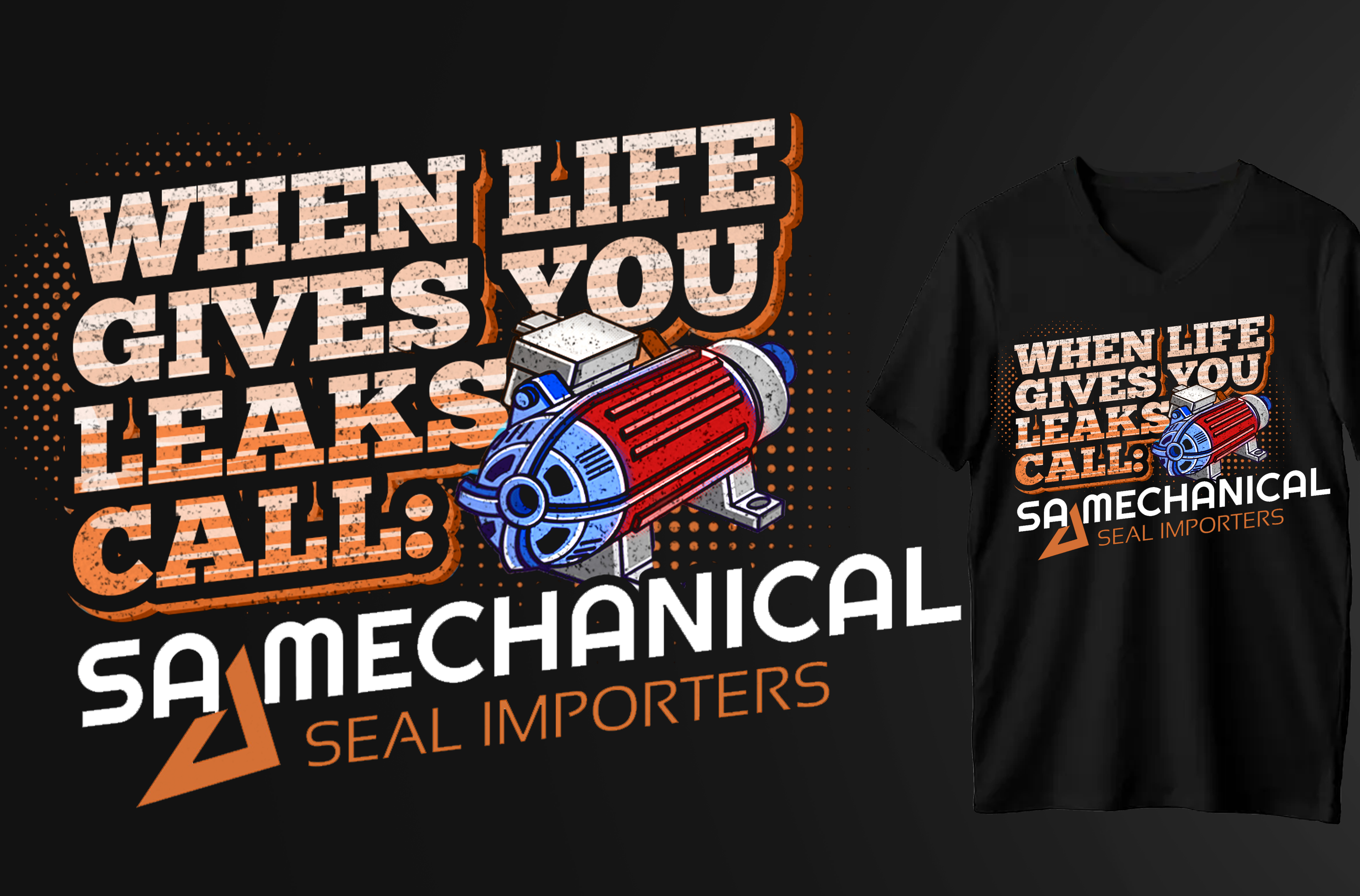 Diseño de Camiseta por Md. Humayun para sa mechanical seal importer pe | Diseño #32182109