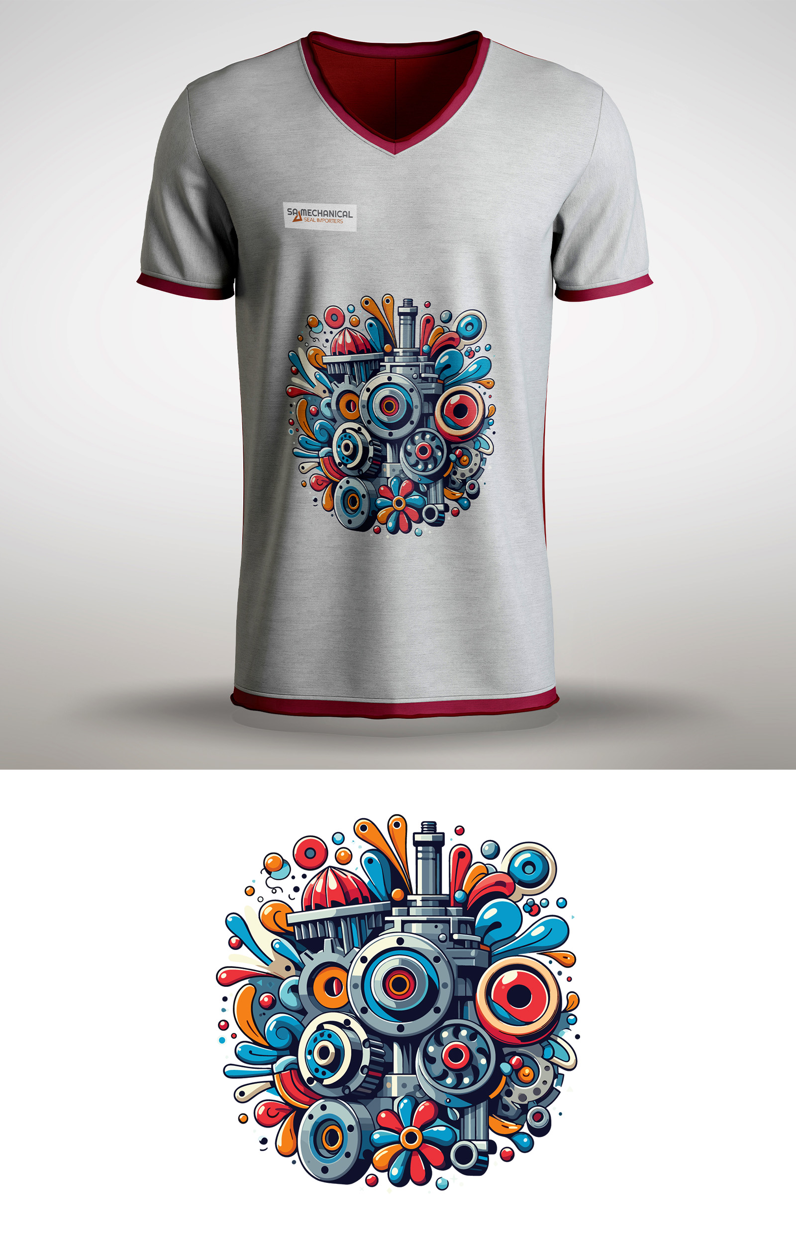 Diseño de Camiseta por Mi17design para sa mechanical seal importer pe | Diseño #32166540