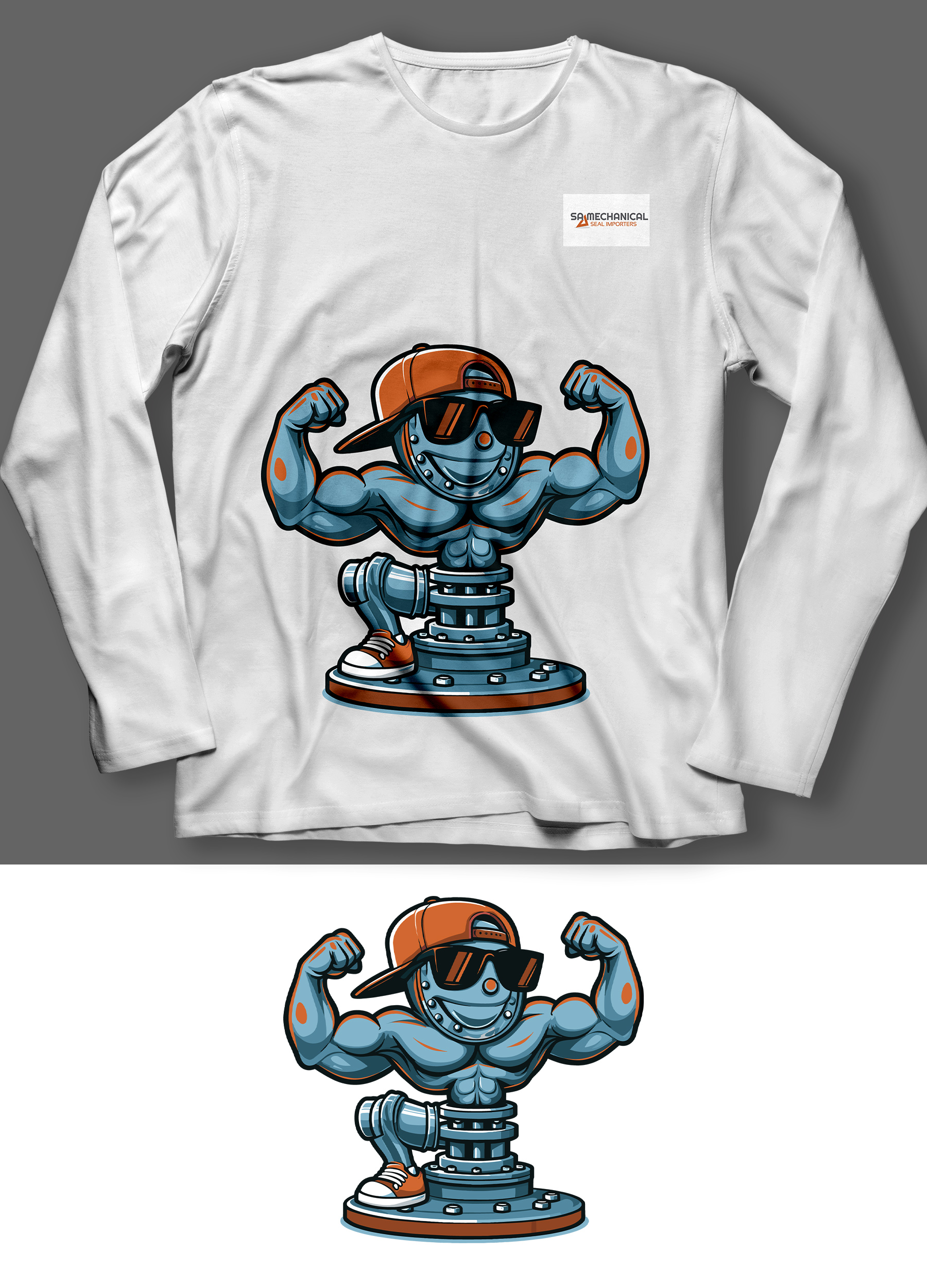 T-shirt Design by Mi17design for sa mechanical seal importer pe | Design #32177447