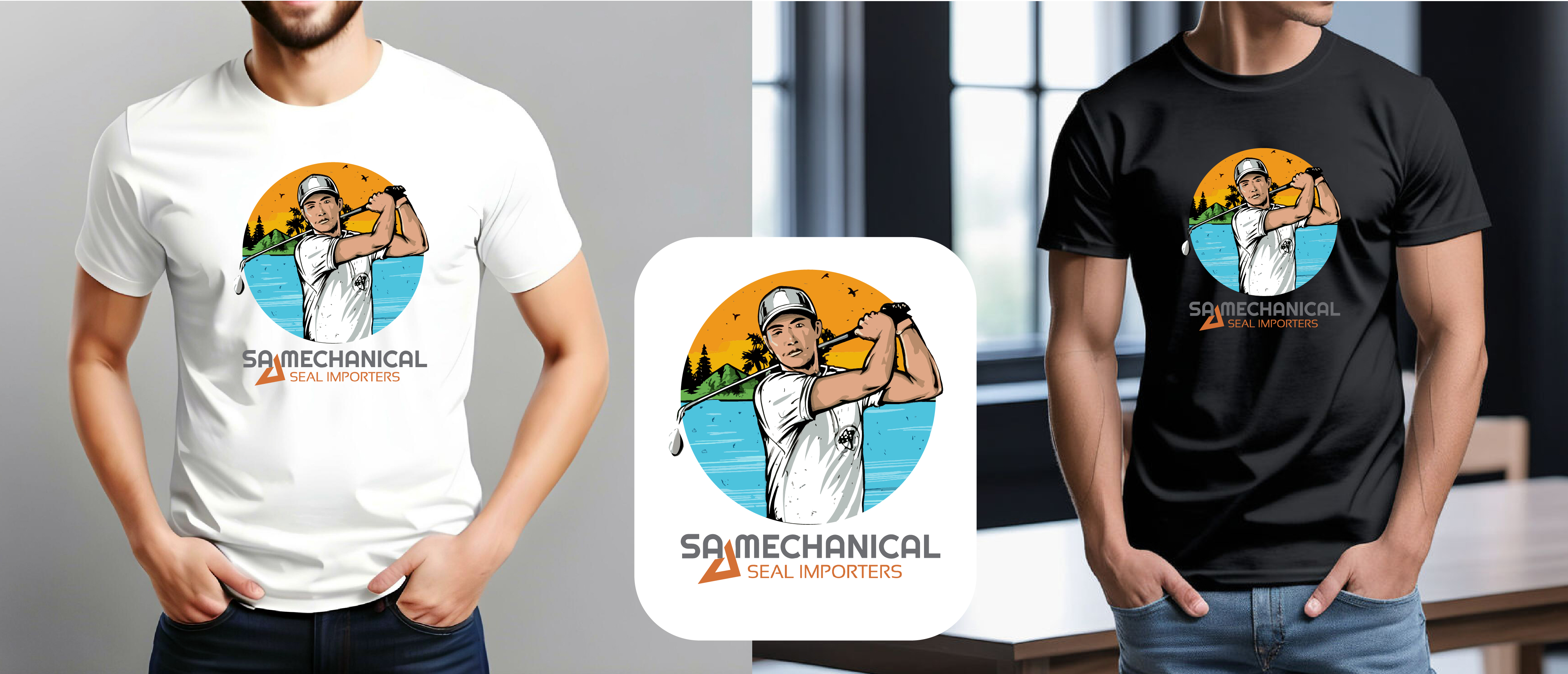 T-shirt Design by Golokapati for sa mechanical seal importer pe | Design #32173761