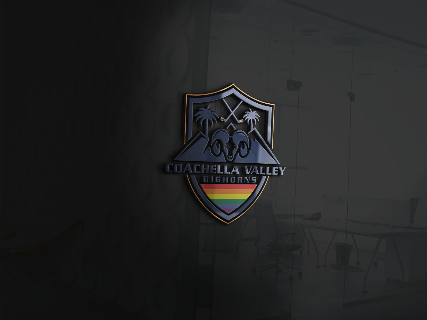 Logo Design by alexdarah for Coachella Valley LGBT Hockey Association | Design #32176187