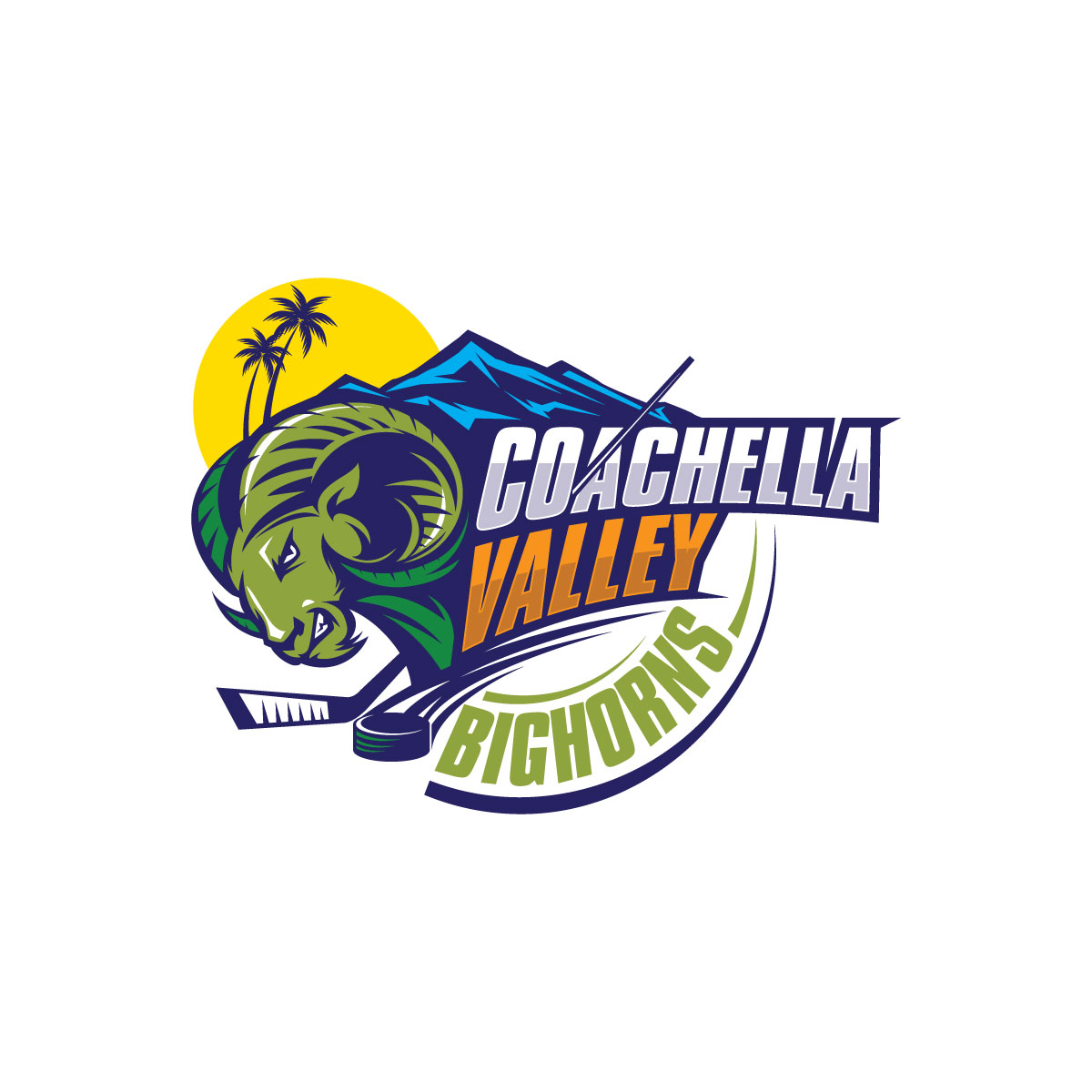 Logo Design by prodesigns99 for Coachella Valley LGBT Hockey Association | Design #32170527
