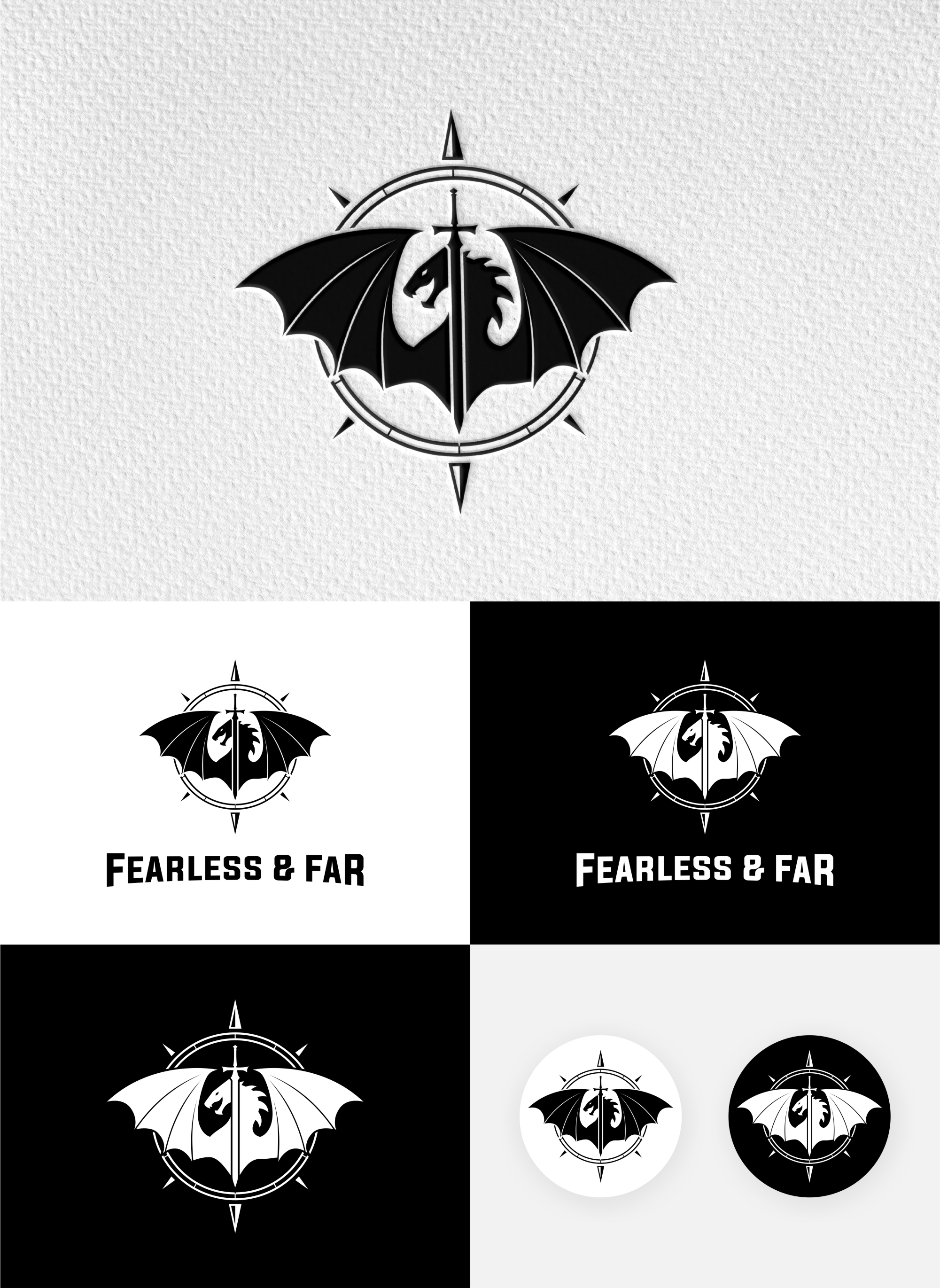 Logo Design by Noekha Studio for Fearless & Far Adventure Travel Inc. | Design #32169721