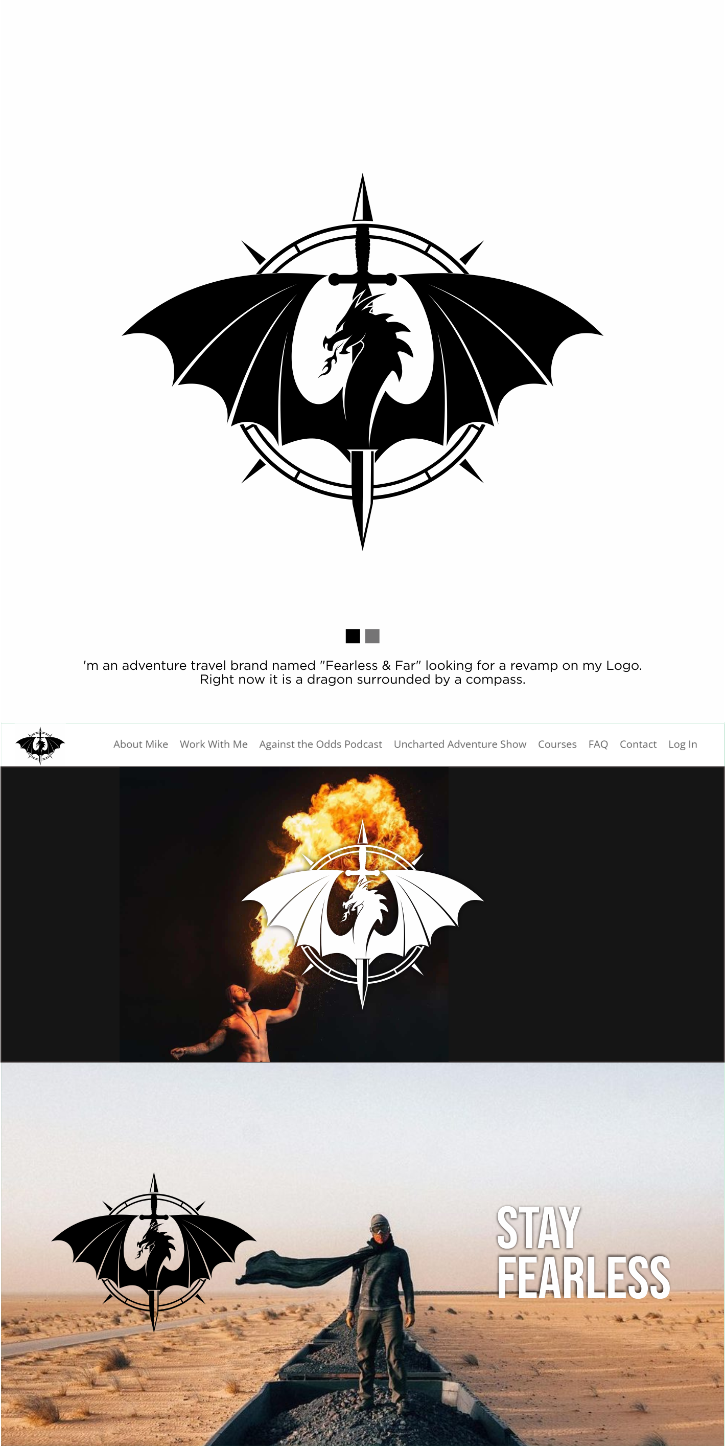 Design de Logo par Kusuma Studio pour Fearless & Far Adventure Travel Inc. | Design #32178155