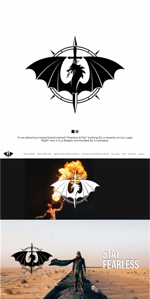 Design de Logo par Kusuma Studio pour Fearless & Far Adventure Travel Inc. | Design : #32178155