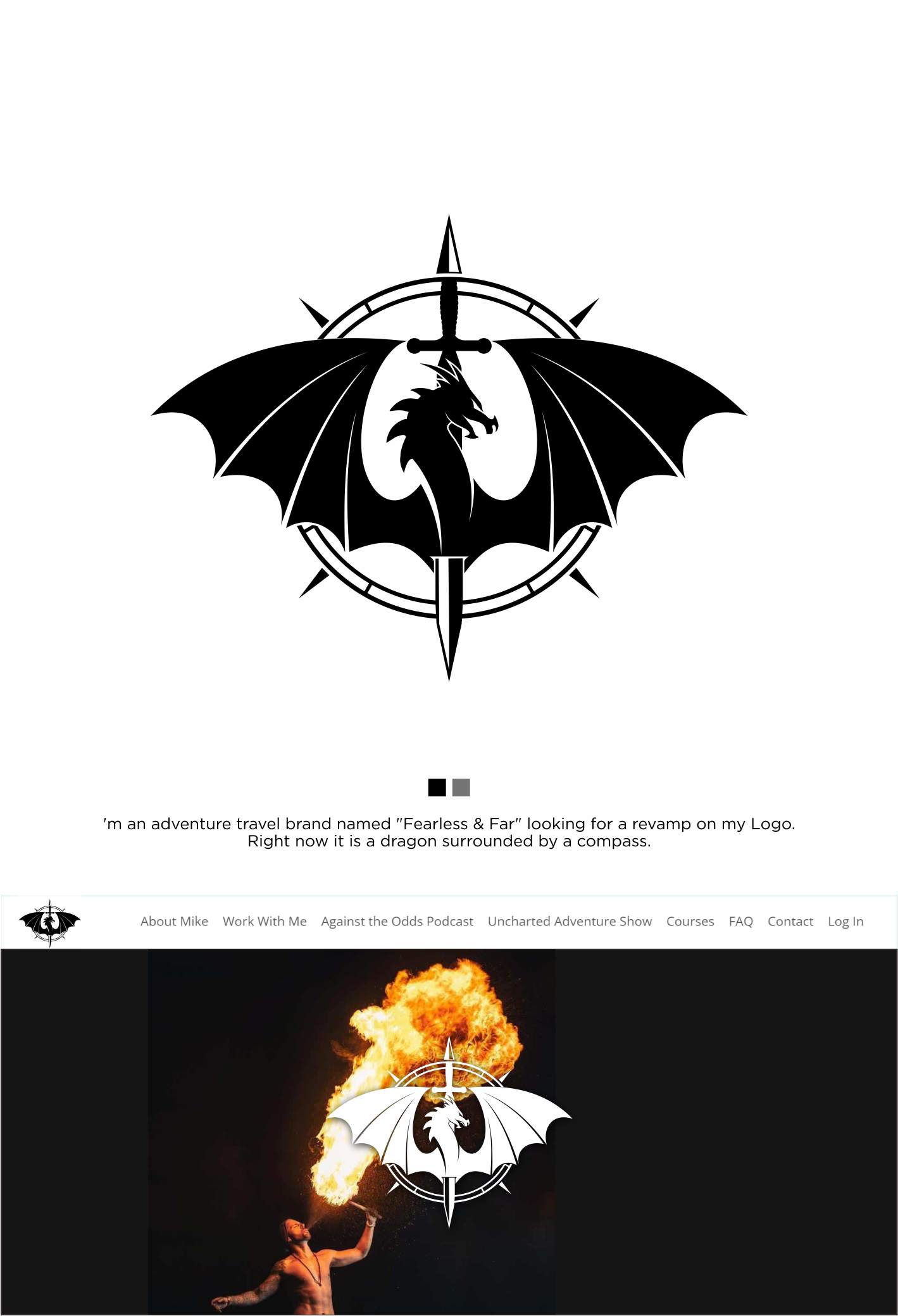 Logo Design by Kusuma Studio for Fearless & Far Adventure Travel Inc. | Design #32180632