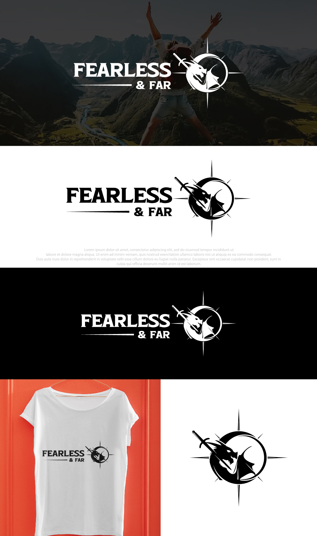 Logo Design by DesignLima for Fearless & Far Adventure Travel Inc. | Design #32182404
