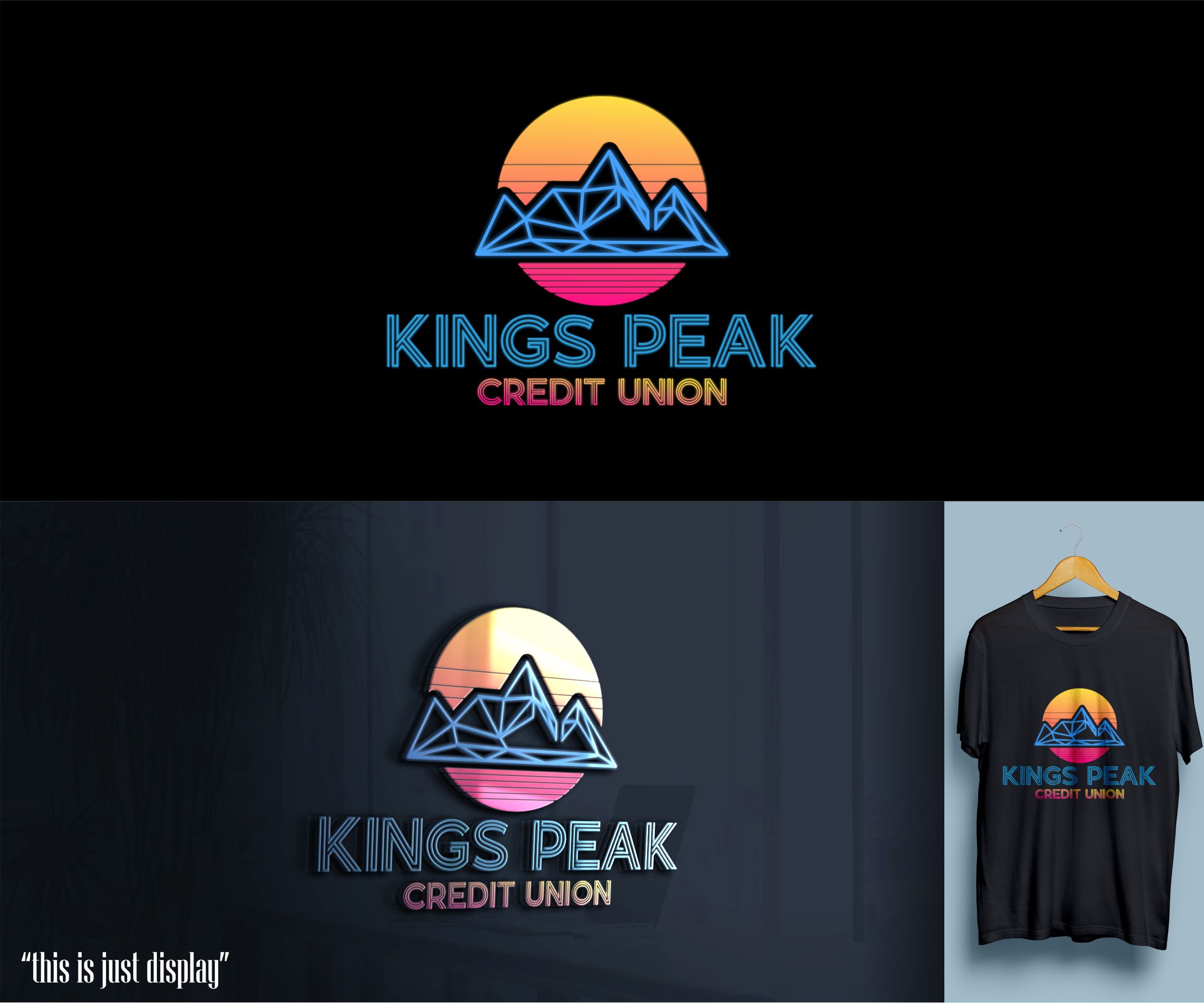 Diseño de Logo por alkaline para Kings Peak Credit Union | Diseño #32171559