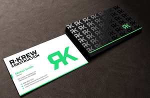 Business Card Design by Graphixpointt for RKREW Construction | Design: #32172508