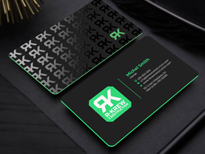 Business Card Design by Graphixpointt for RKREW Construction | Design: #32172534