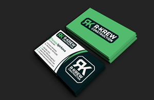 Diseño de Tarjeta de Presentación por DesignerShahadat para RKREW Construction | Diseño: #32173394