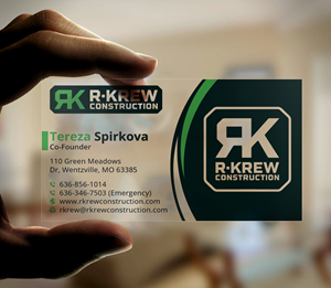 Diseño de Tarjeta de Presentación por DesignerShahadat para RKREW Construction | Diseño: #32173395