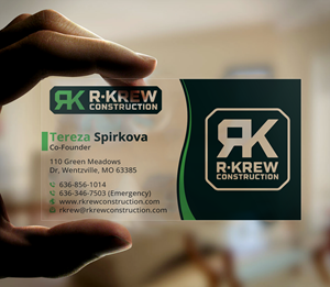 Diseño de Tarjeta de Presentación por DesignerShahadat para RKREW Construction | Diseño: #32173399