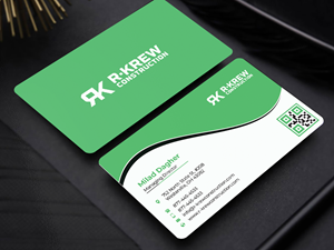 Diseño de Tarjeta de Presentación por Innovative Graphix para RKREW Construction | Diseño: #32177035