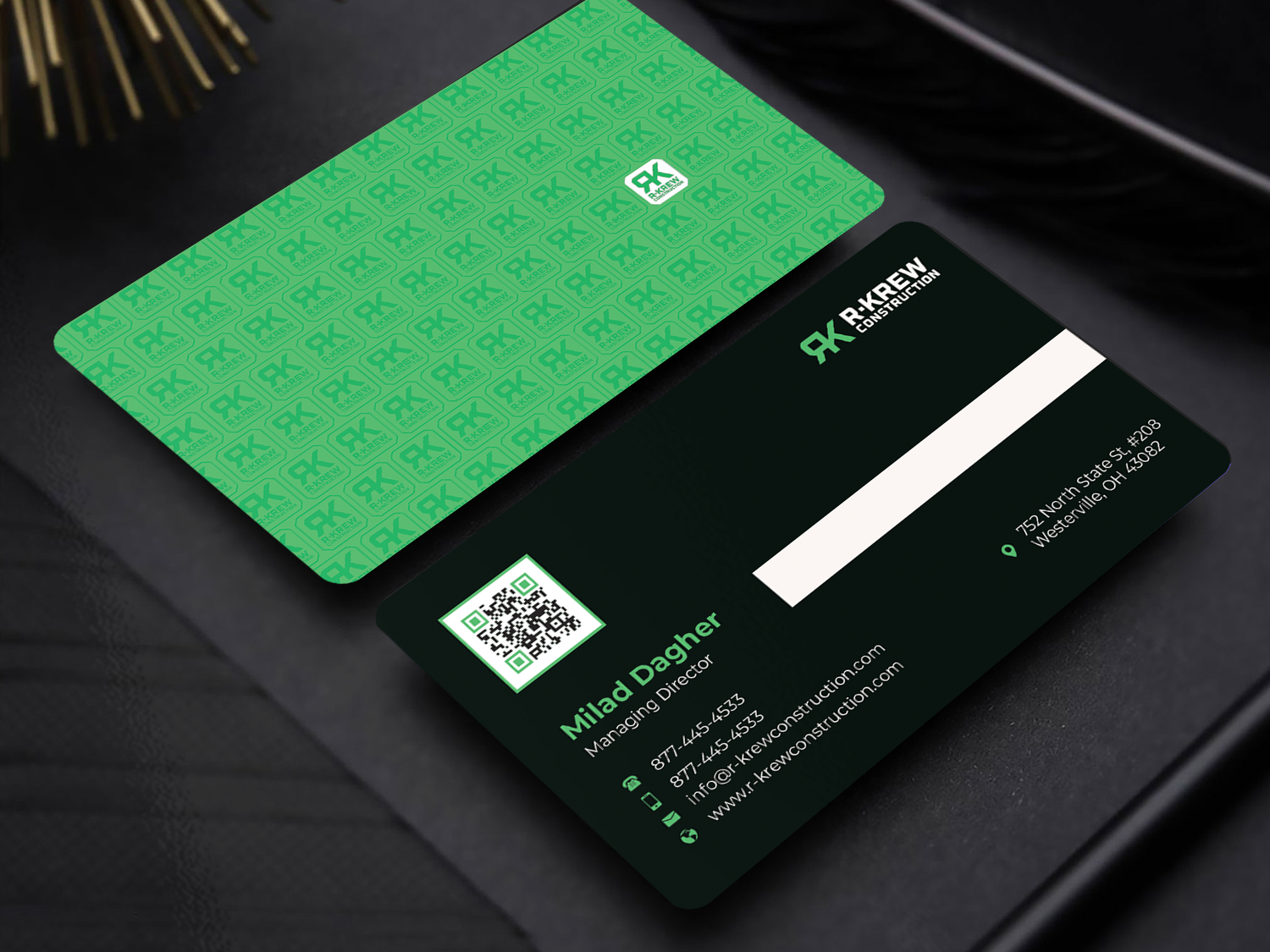 Visitenkarten-Design von Innovative Graphix für RKREW Construction | Design #32180707