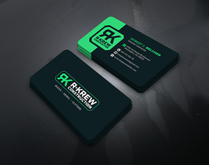 Diseño de Tarjeta de Presentación por artbitin para RKREW Construction | Diseño: #32181321