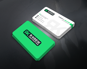 Diseño de Tarjeta de Presentación por artbitin para RKREW Construction | Diseño: #32181323