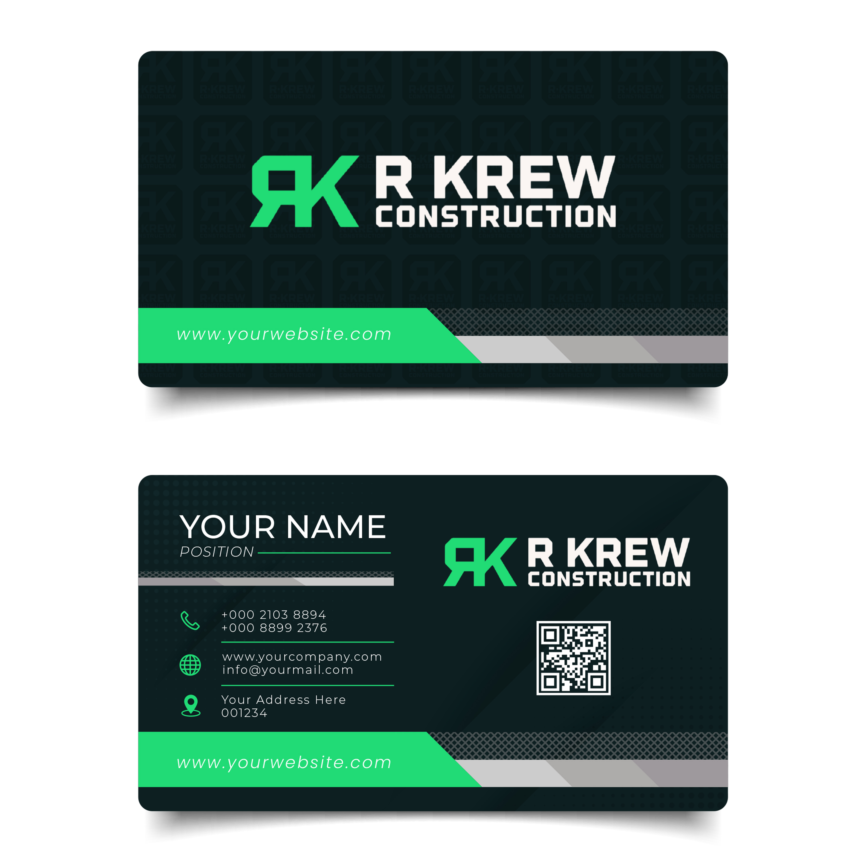 Design de Carte de Visite par Art Boy14 pour RKREW Construction | Design #32174688