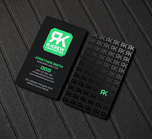 Diseño de Tarjeta de Presentación por Creations Box 2015 para RKREW Construction | Diseño: #32189153