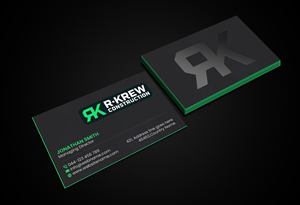 Diseño de Tarjeta de Presentación por Creations Box 2015 para RKREW Construction | Diseño: #32189168