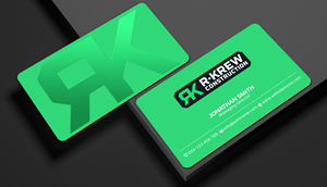 Diseño de Tarjeta de Presentación por Creations Box 2015 para RKREW Construction | Diseño: #32189536