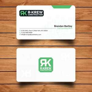 Diseño de Tarjeta de Presentación por Alamin Shaikh para RKREW Construction | Diseño #32185144