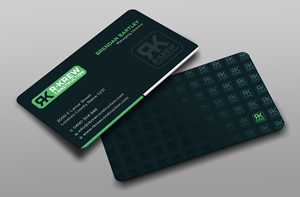 Business Card Design by Uttom 2 for RKREW Construction | Design: #32174713