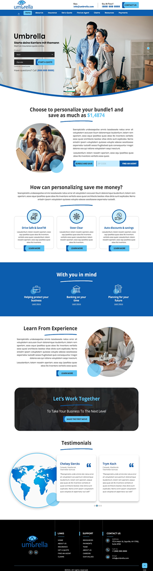 Web Design par pb pour ONEELEVEN | Design : #32192846